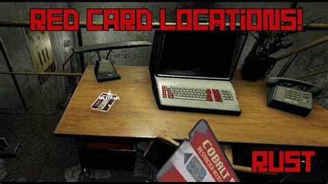 rust red card locations